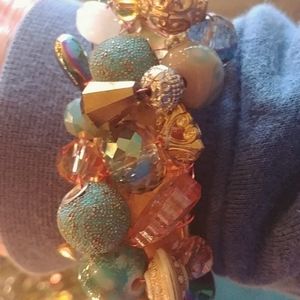 Ultra bling statement bracelet